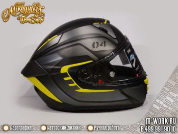 Аэрография шлема для мотоцикла MV Agusta Rush 1000. Фото 7