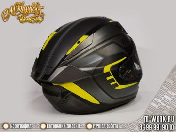 Аэрография шлема для мотоцикла MV Agusta Rush 1000. Фото 6