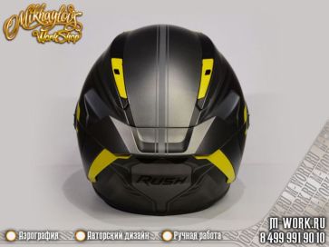 Аэрография шлема для мотоцикла MV Agusta Rush 1000. Фото 5