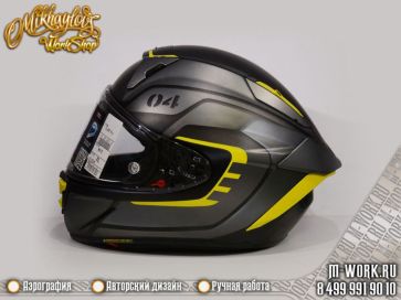 Аэрография шлема для мотоцикла MV Agusta Rush 1000. Фото 3