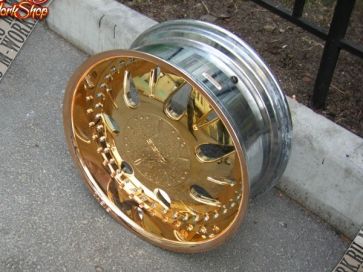 Золочение колесных дисков. Фото 2