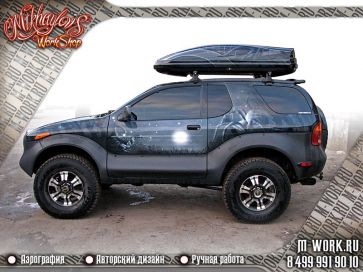 Isuzu VehiCross. Аэрография салона и багажника. Фото 1
