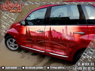 Аэрография Chrysler PT cruiser. Фото 8