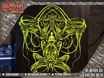 Продвинутый курс - работа с эксклюзивными супер-красками + пинстрайпинг (Pinstriping)!. Фото 2