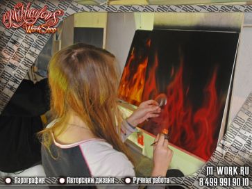 Продвинутый курс - работа с эксклюзивными супер-красками + пинстрайпинг (Pinstriping)!. Фото 12