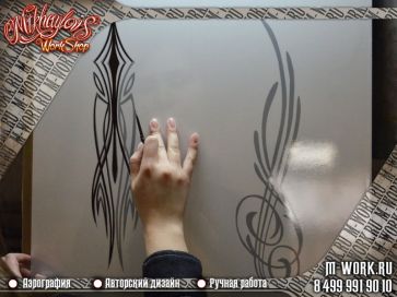 Продвинутый курс - работа с эксклюзивными супер-красками + пинстрайпинг (Pinstriping)!. Фото 19