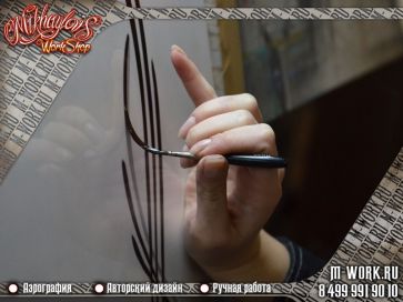 Продвинутый курс - работа с эксклюзивными супер-красками + пинстрайпинг (Pinstriping)!. Фото 21