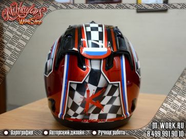 Аэрография шлема Ducati. Фото 3