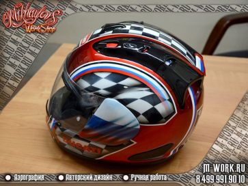 Аэрография шлема Ducati. Фото 7