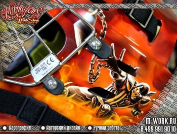 Аэрография шлема "Mortal Kombat". Фото 4