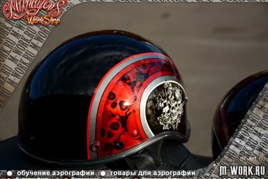 Аэрография Harley-Davidson Street Glide "SPARTAK". Фото 19