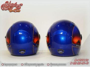 Аэрография шлемов "Harley Davidson". Фото 4