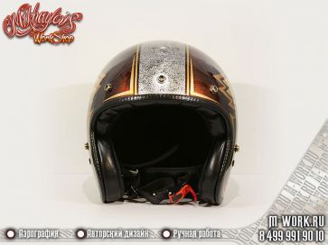 Аэрография фото - Аэрография шлема Harley Davidson "The only one". Фото 2