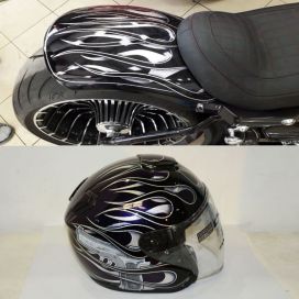 Аэрография шлема в стиле мотоцикла, да или нет?. Фото 5