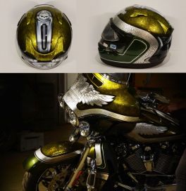 Аэрография шлема в стиле мотоцикла, да или нет?. Фото 2